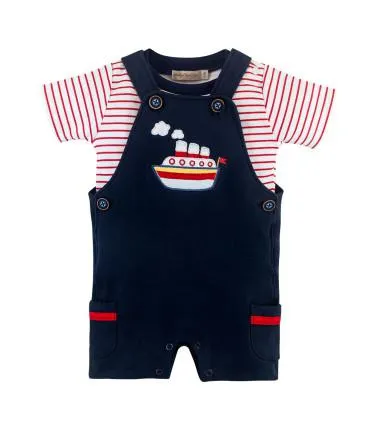 Set Polo Estampado y Overall | Colección Ocean