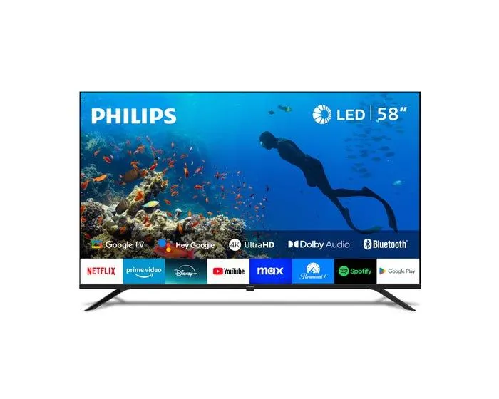 Televisor Philips Smart TV 58" LED 4K Google TV 58PUD7019/43