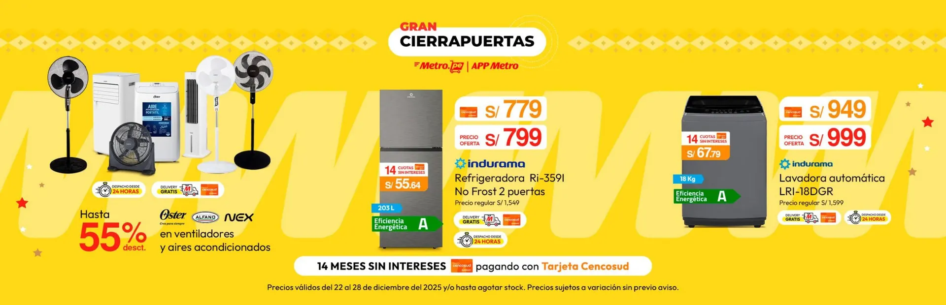 Catalogo de Catálogo Metro 22 de diciembre al 28 de diciembre 2025 - Pag 12