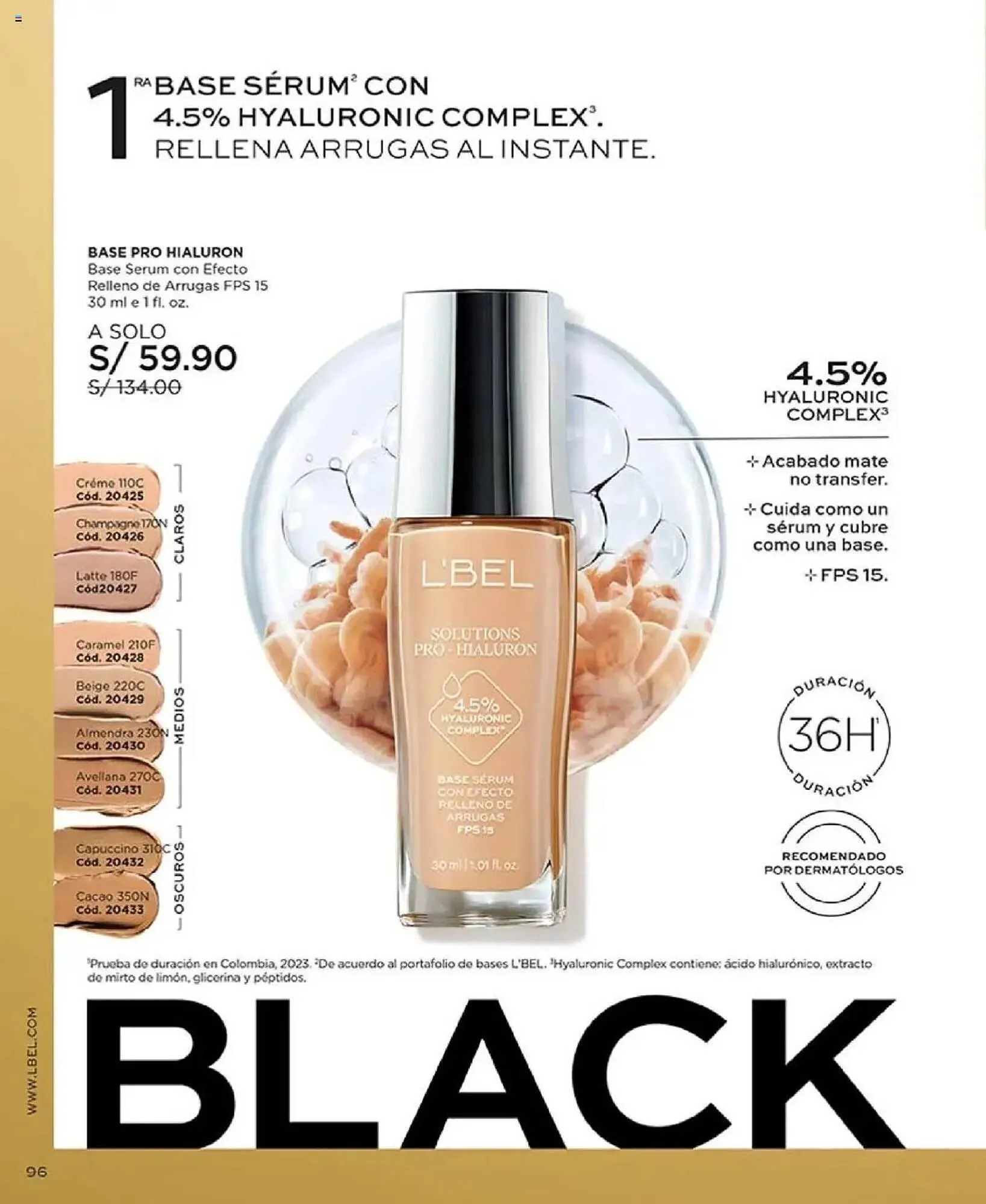 Catalogo de Catálogo L'Bel 25 de setiembre al 30 de noviembre 2025 - Pag 96