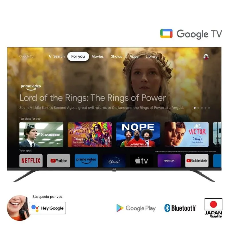 Televisor JVC Led 65" UHD Google Tv