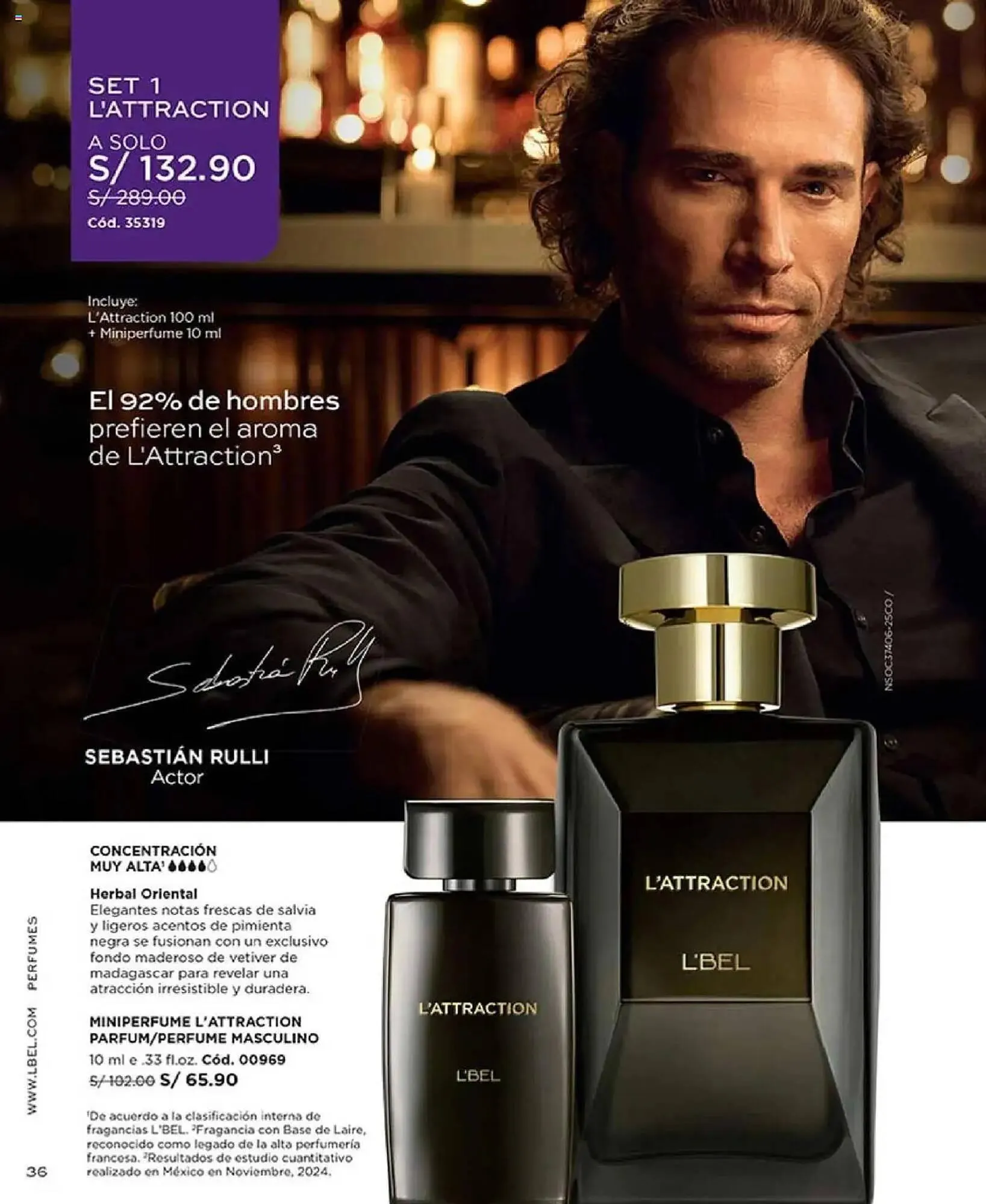 Catalogo de Catálogo L'Bel 25 de setiembre al 30 de noviembre 2025 - Pag 36