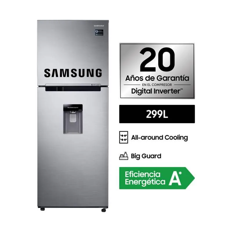 Refrigeradora Top Freezer 299 Lt. RT29K571JS8 Silver