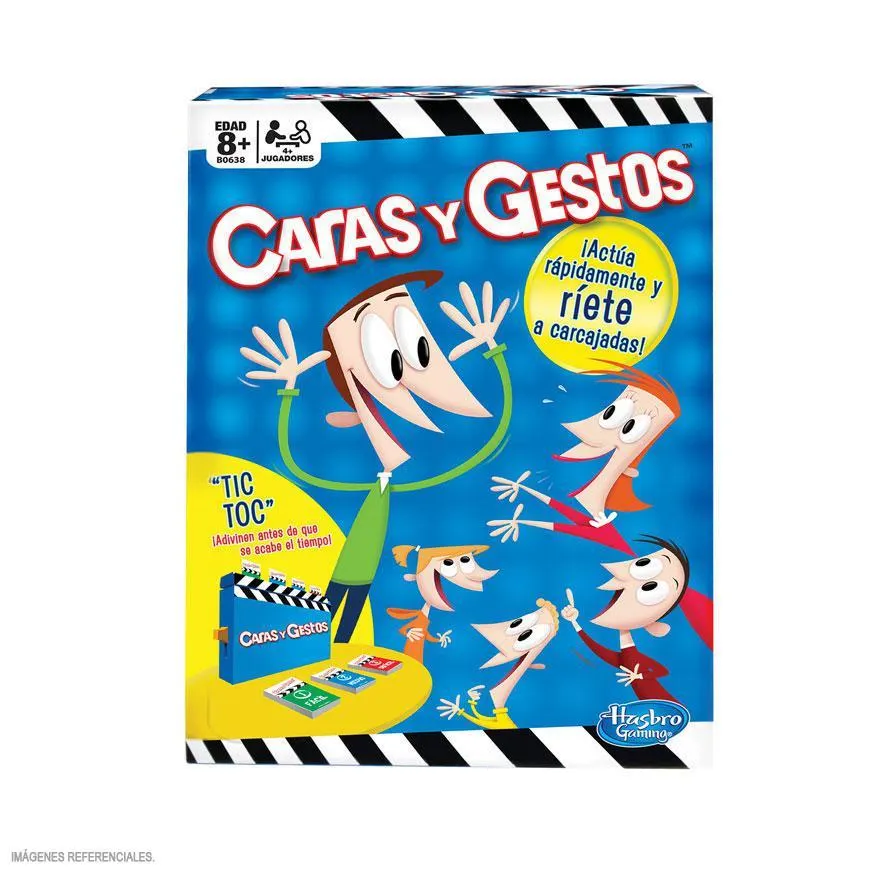 Juego De Mesa Hasbro Gaming Caras Y Gestos