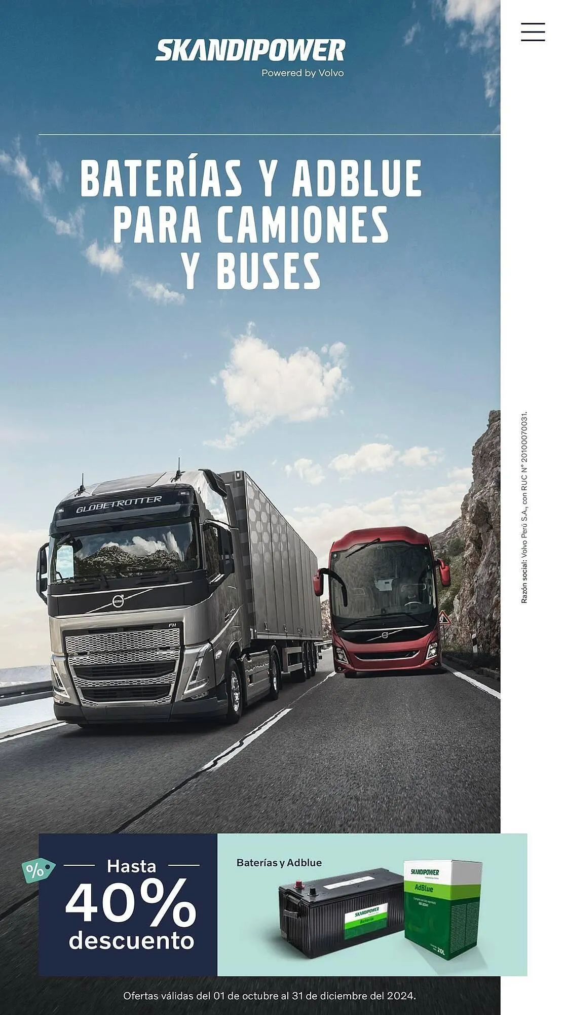 Catalogo de Catálogo Volvo 29 de octubre al 31 de diciembre 2024 - Pag 1