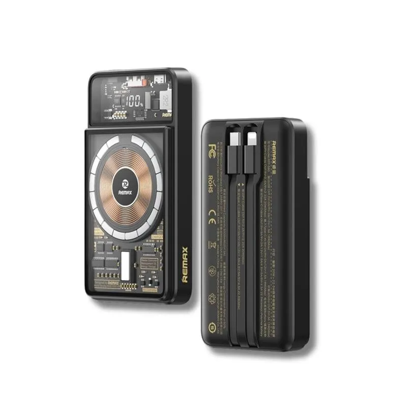 Powerbank magnético Walking Phantom Negro 225W 10000mAh Carga rápida