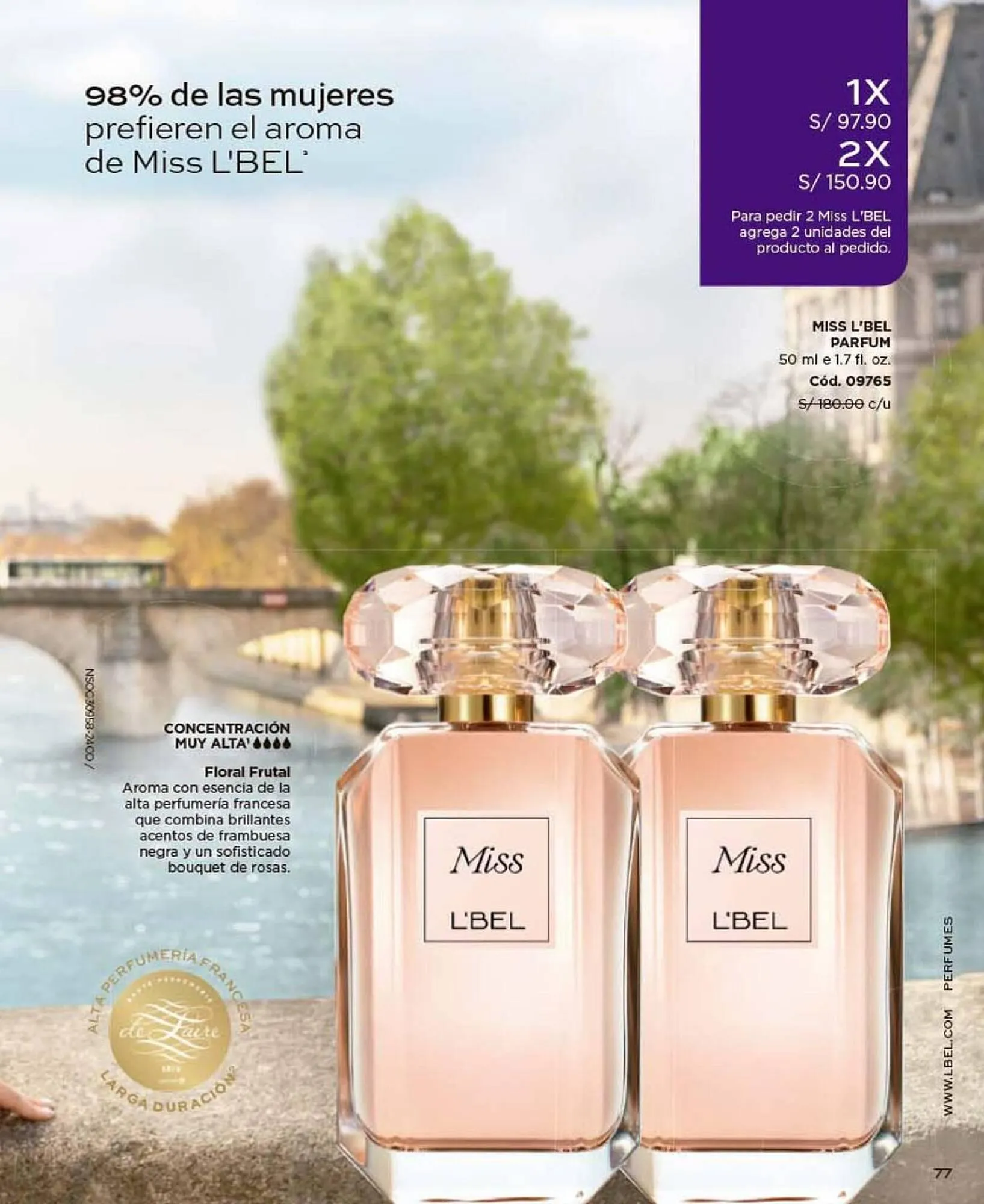 Catalogo de Catálogo L'Bel 8 de julio al 31 de diciembre 2025 - Pag 77