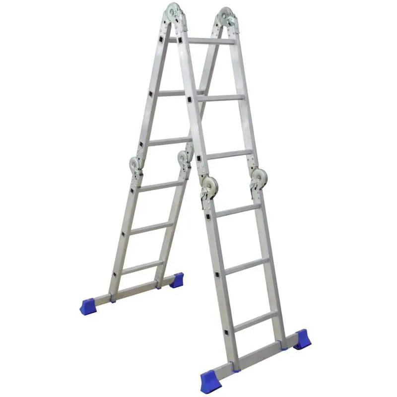 Escalera Articulada Aluminio 12 Pasos