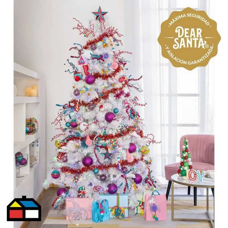 Árbol de Navidad 210cm 936 Ramas Blanco