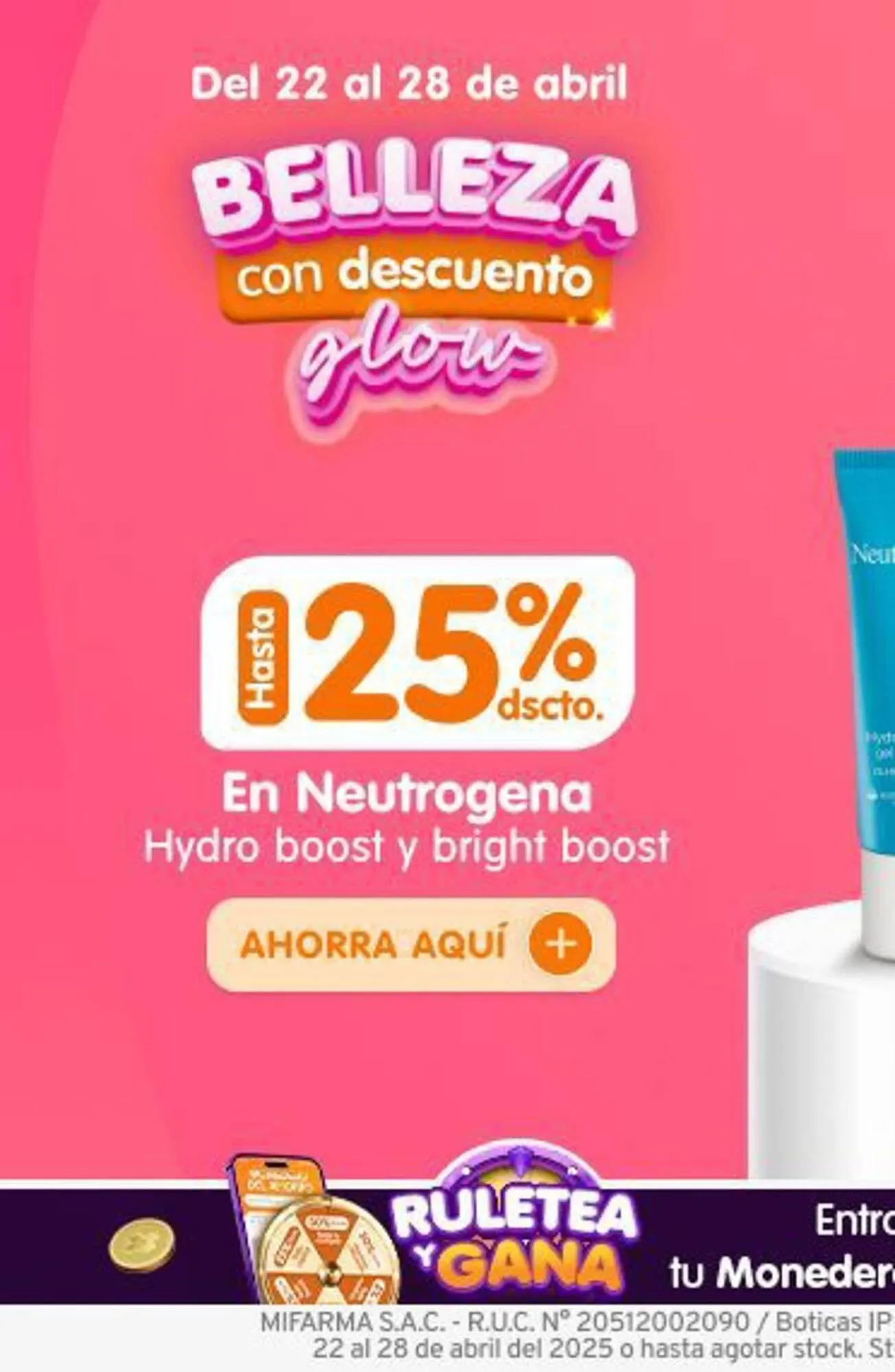 Catalogo de Catálogo Mifarma 23 de abril al 28 de abril 2025 - Pag 1