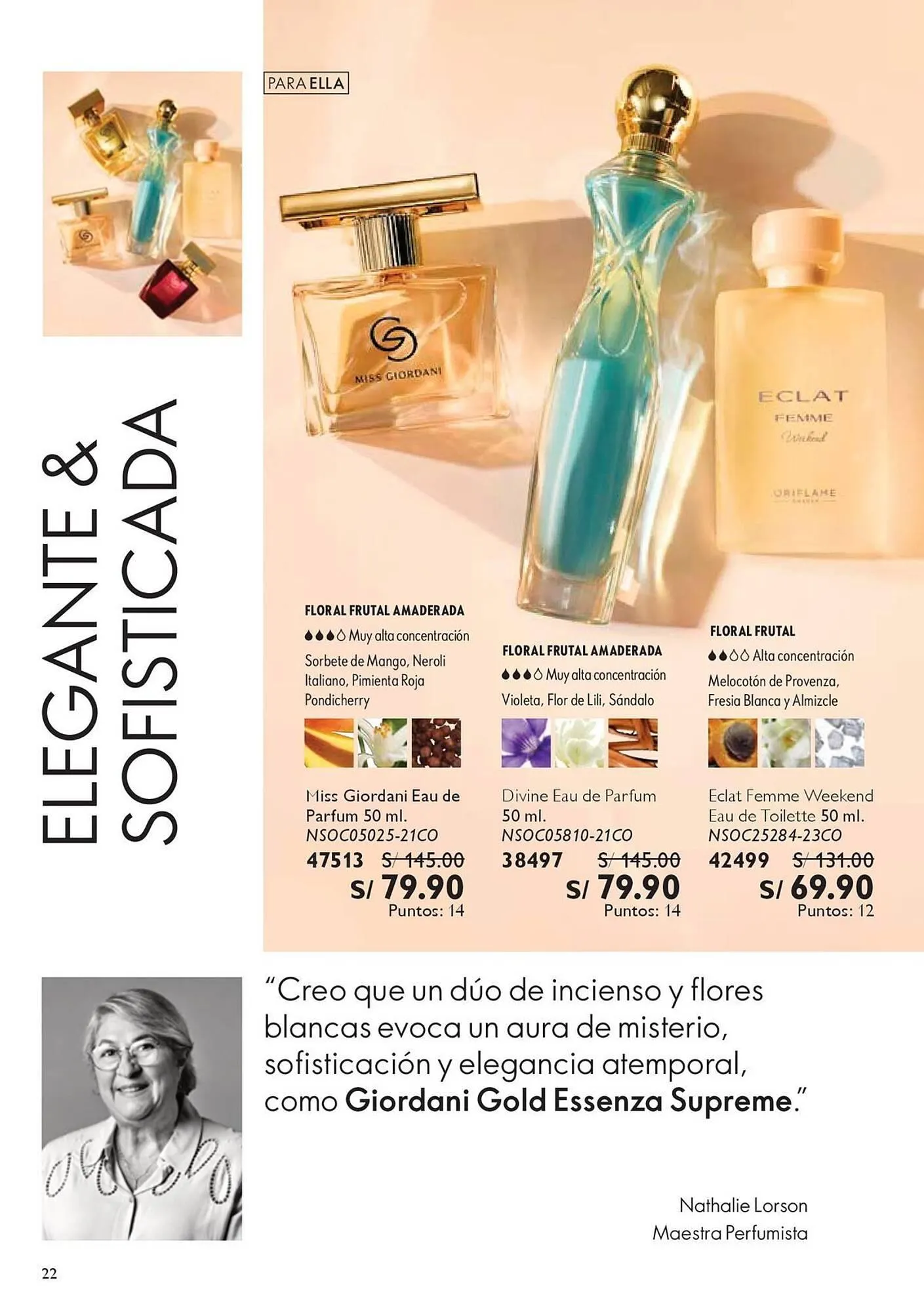 Catalogo de Catálogo Oriflame 13 de setiembre al 3 de octubre 2025 - Pag 22