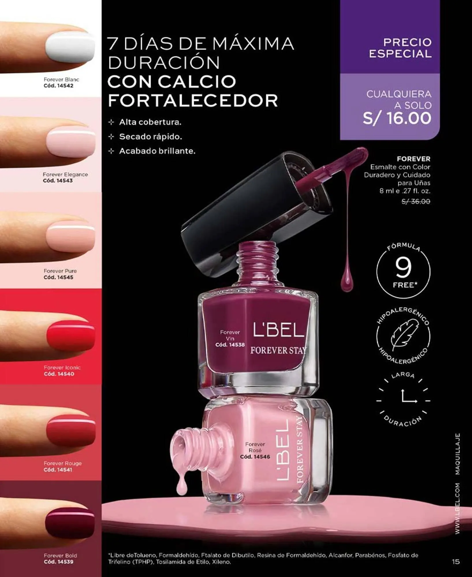 Catalogo de Catálogo L'Bel 5 de febrero al 31 de marzo 2024 - Pag 15