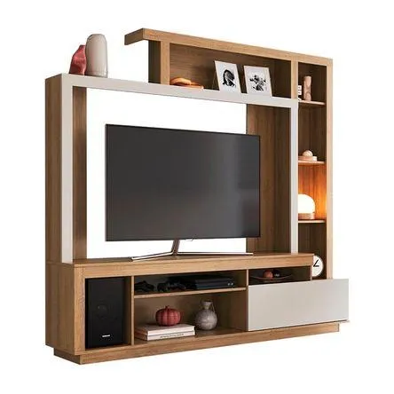 Centro de Entretenimiento 65\\" Livorno MDP Miel/Arena