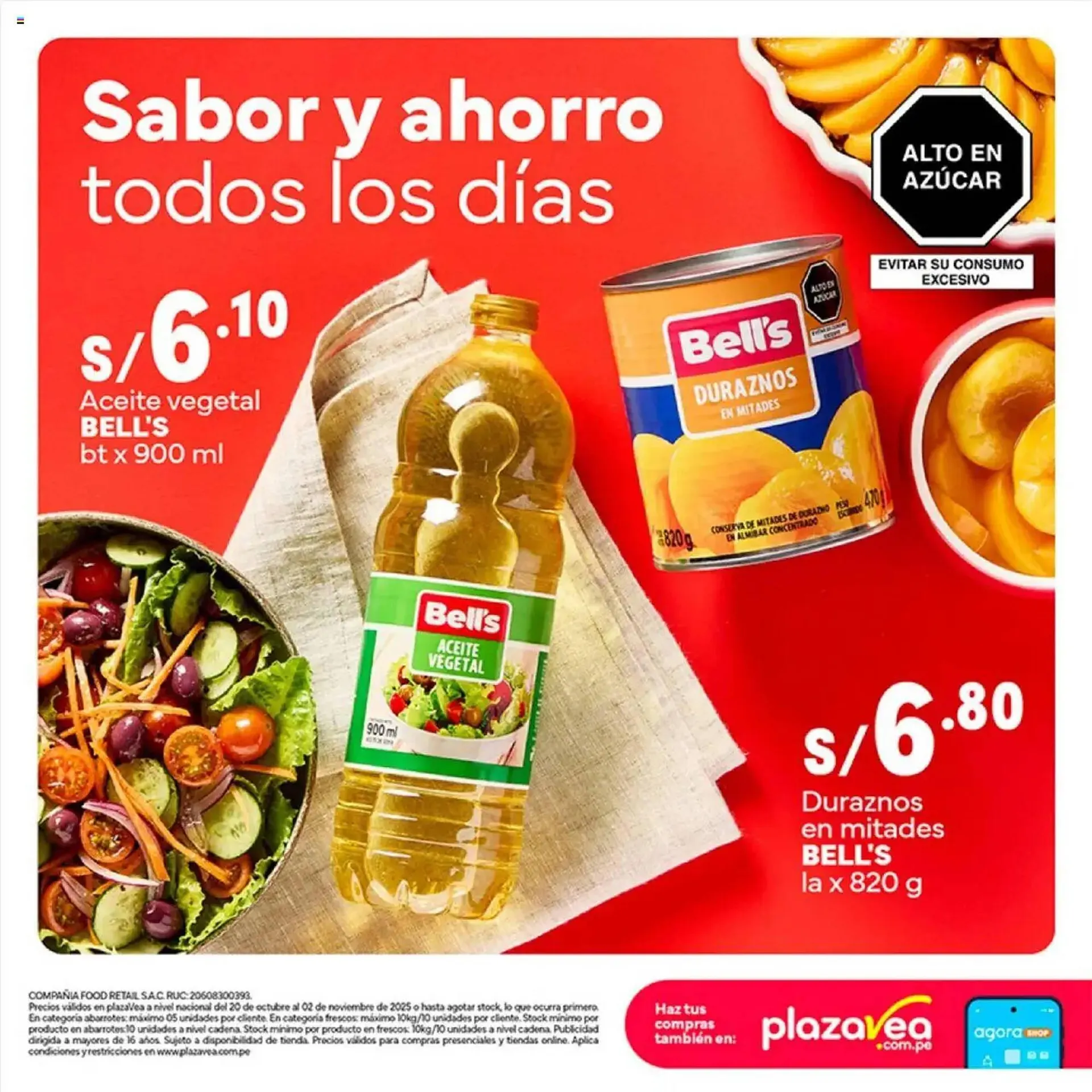 Catalogo de Catálogo Plaza Vea 20 de octubre al 2 de noviembre 2025 - Pag 20