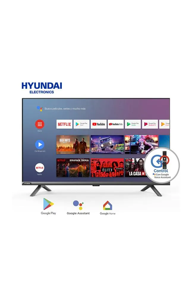 TV Hyundai 43" FHD Borderless Smart Android HYLED4321AIM