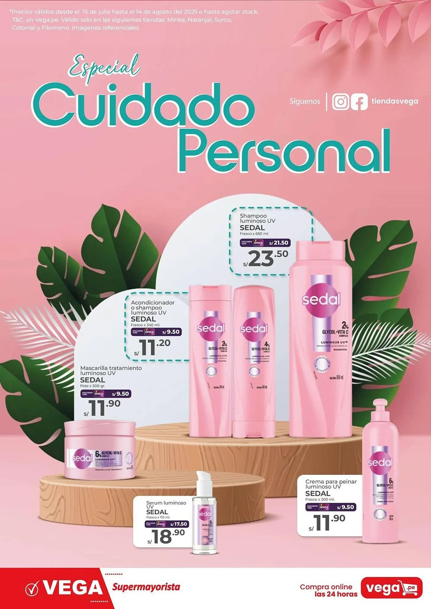 Catalogo de Catálogo Vega 15 de julio al 14 de agosto 2025 - Pag 1