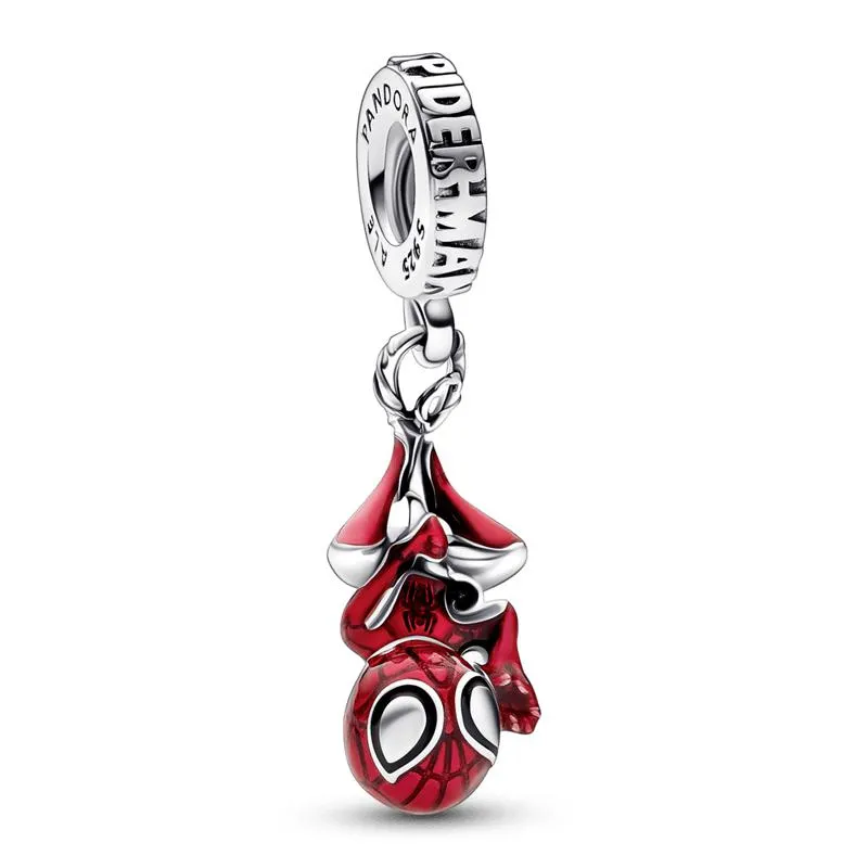 Charm colgante Spiderman de Marvel Pandora Plata Esterlina