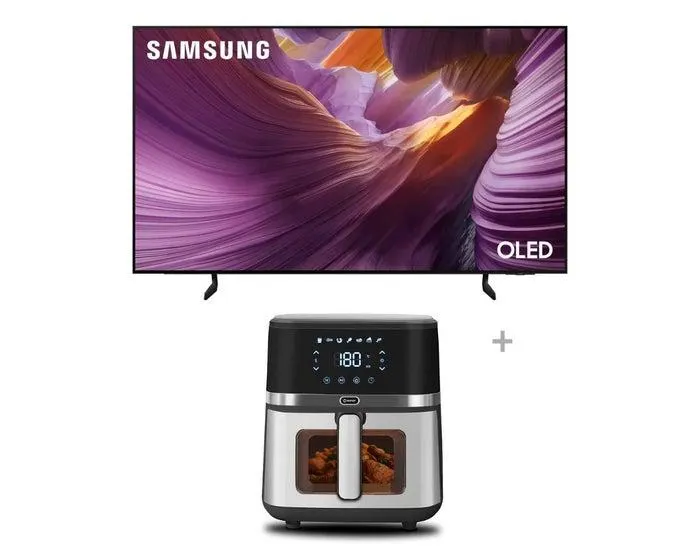 Televisor Samsung Smart TV 55" OLED 4K UHD Vision AI QN55S85FAGXPE + Olla Freidora Digital Miray OFM-114 5.5L (GRATIS)