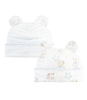 Pack de 2 gorros de 100% Algodón Pima | Colección Sleep Tigh Bear