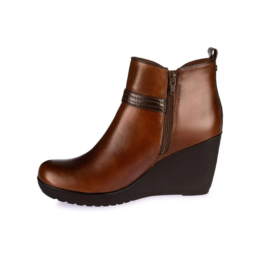 Botin Jodhpur Casual LINDA-2315 Cobre Viale Cuero