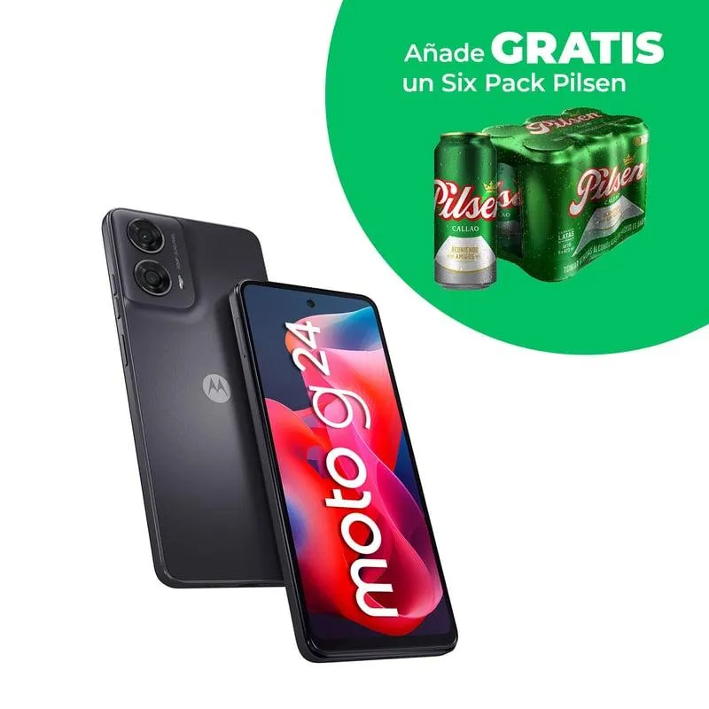 Smartphone Moto G24 4+256 Gris