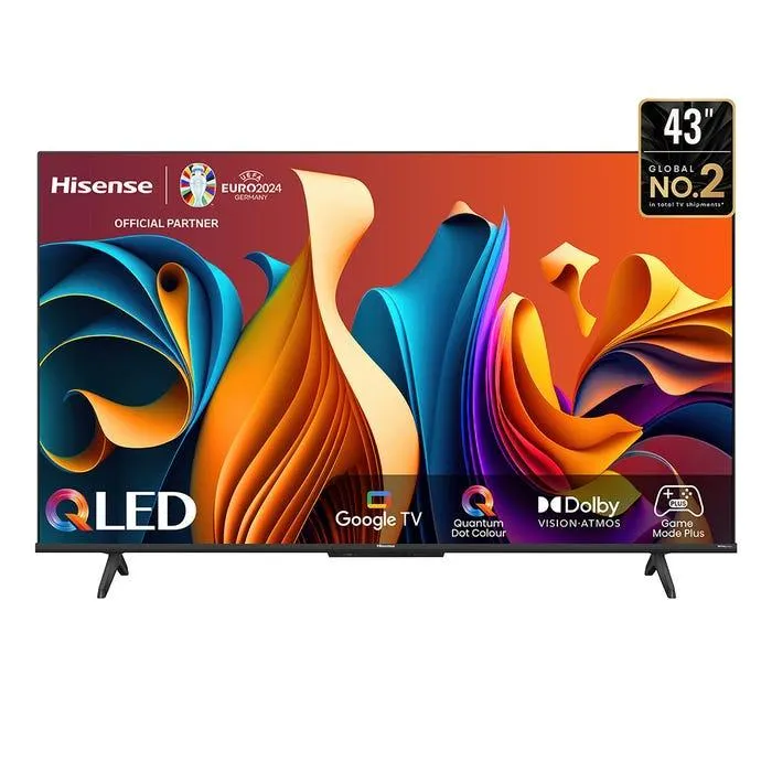 TV Hisense 43" QLED 4K UHD Google TV 43Q6N