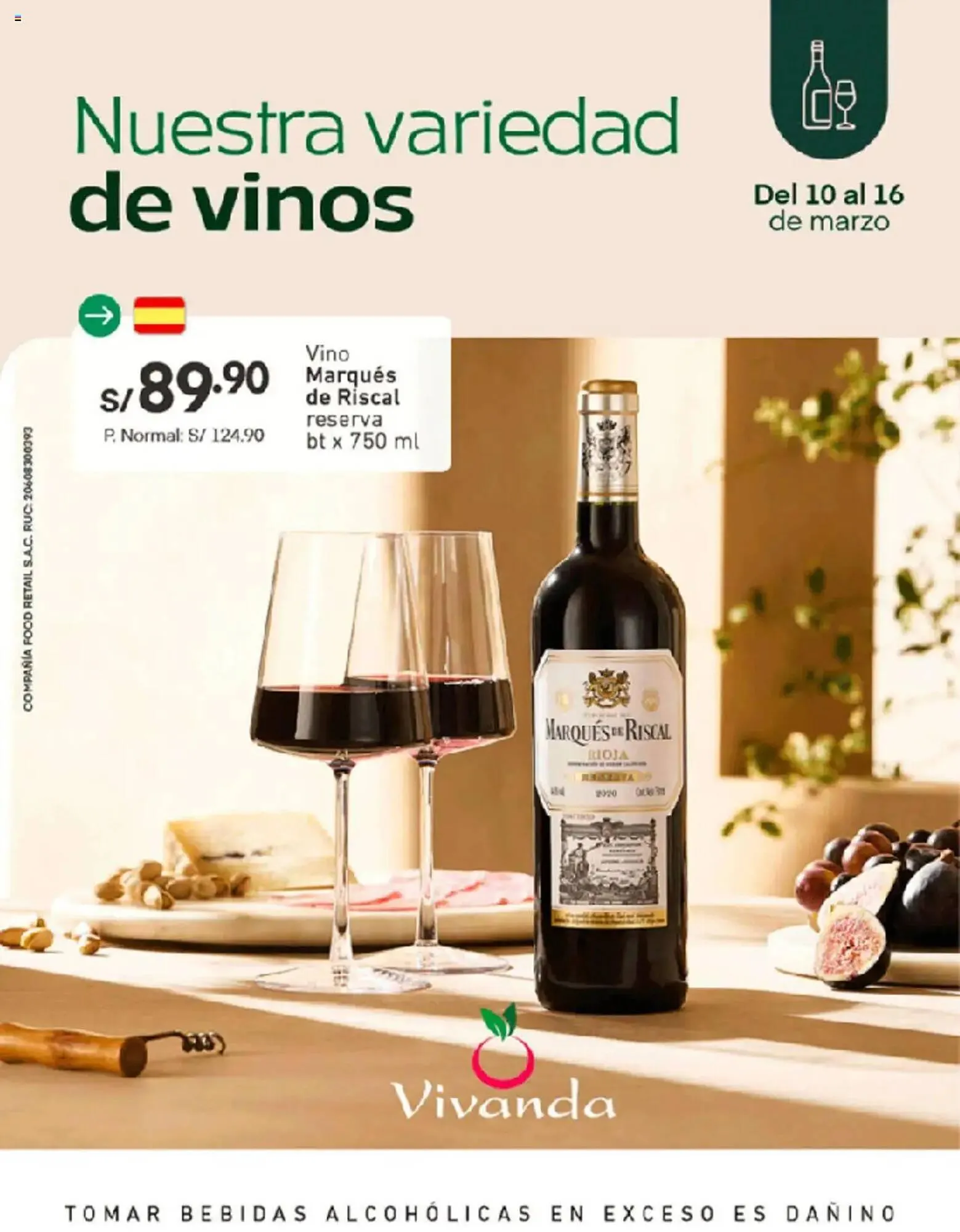 Catalogo de Catálogo Vivanda 10 de marzo al 16 de marzo 2025 - Pag 1
