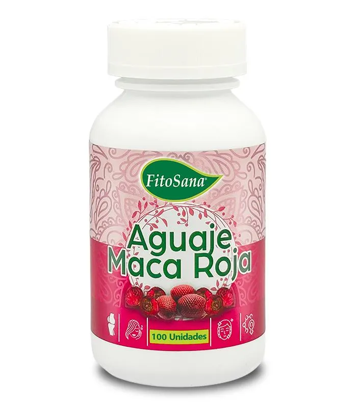 Frasco Aguaje Maca Roja - 100unid
