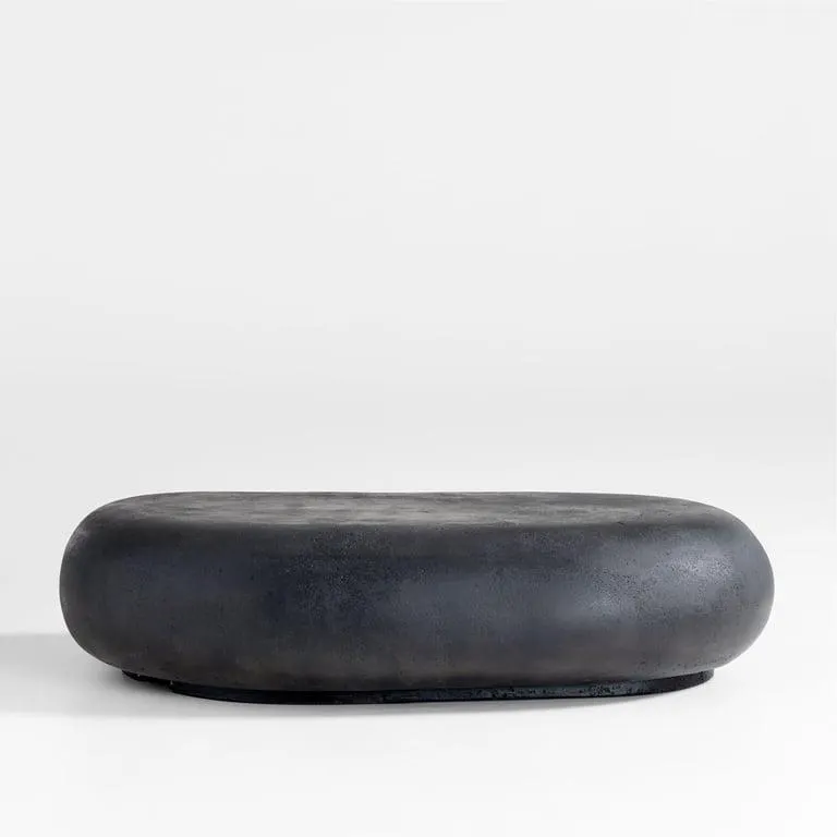 Mesa De Centro Pebble Charcoal
