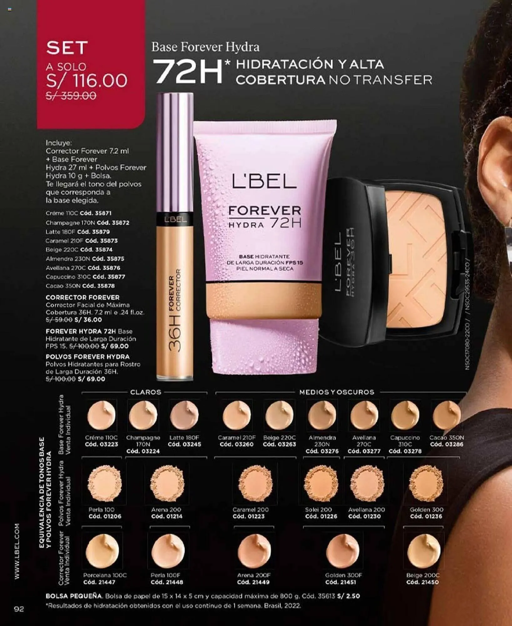 Catalogo de Catálogo L'Bel 17 de noviembre al 3 de diciembre 2024 - Pag 92