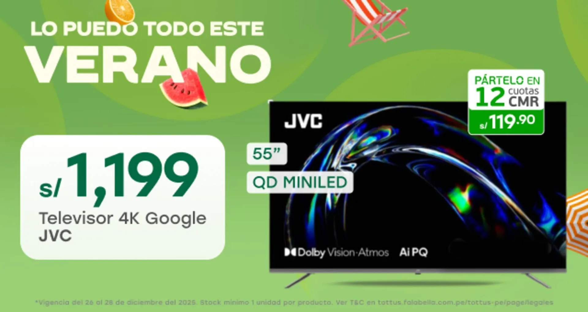 Catalogo de Catálogo Tottus 26 de diciembre al 28 de diciembre 2025 - Pag 1