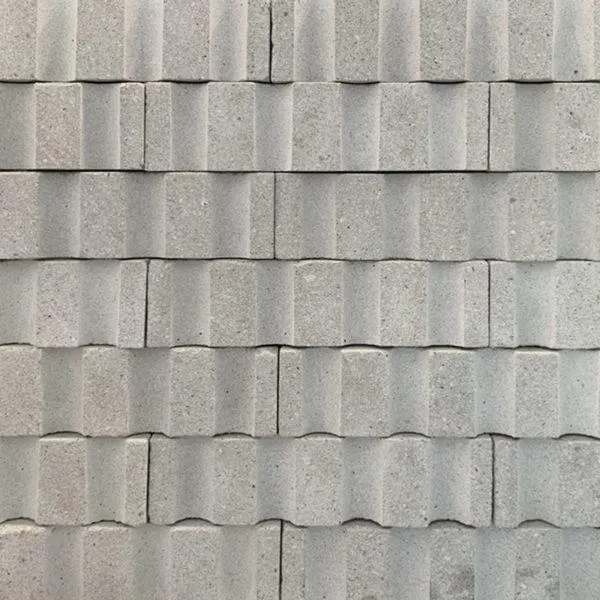 Ladrillo Artesanal de Pieza Caliza Acanalada 6×24 cm