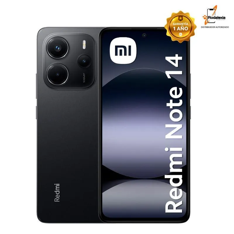 XIAOMI REDMI NOTE 14 6GB RAM 128GB ROM COLOR NEGRO OCASO