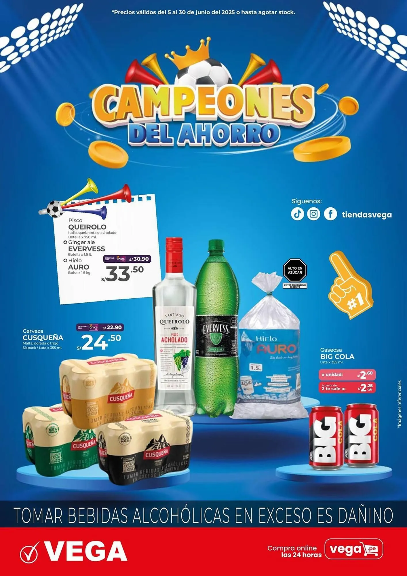Catalogo de Catálogo Vega 5 de junio al 30 de junio 2025 - Pag 1