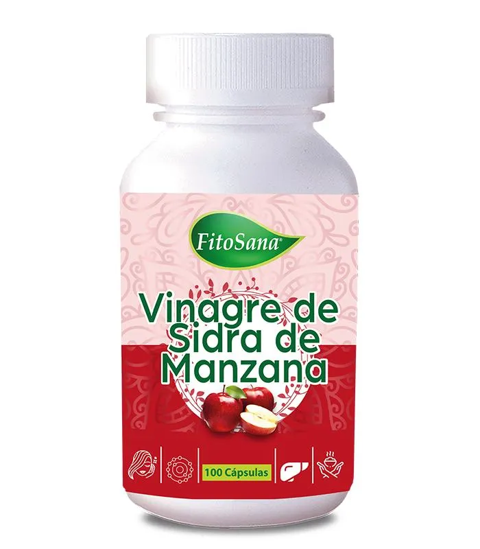 Vinagre de Sidra de Manzana - 100 Cápsulas