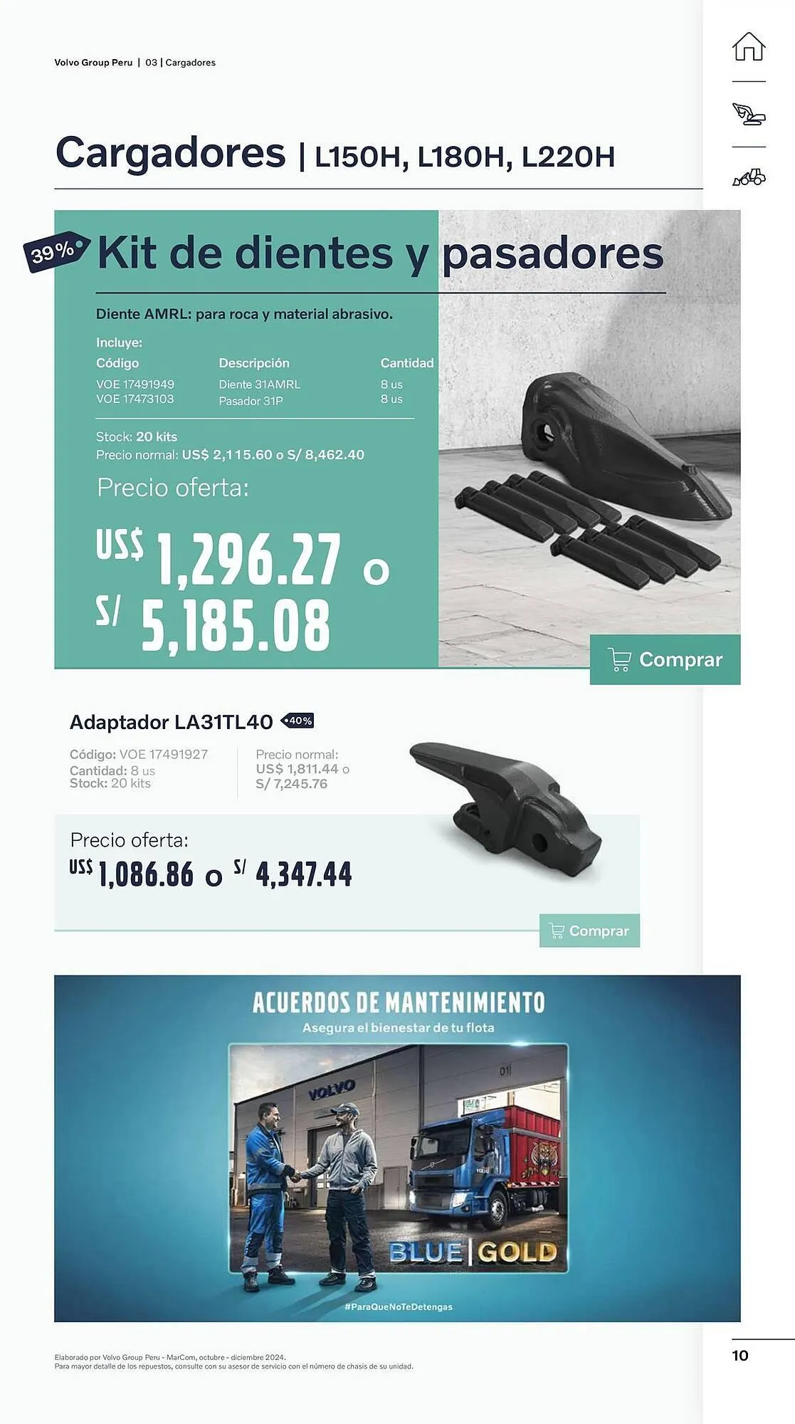 Catalogo de Catálogo Volvo 29 de octubre al 31 de diciembre 2024 - Pag 10