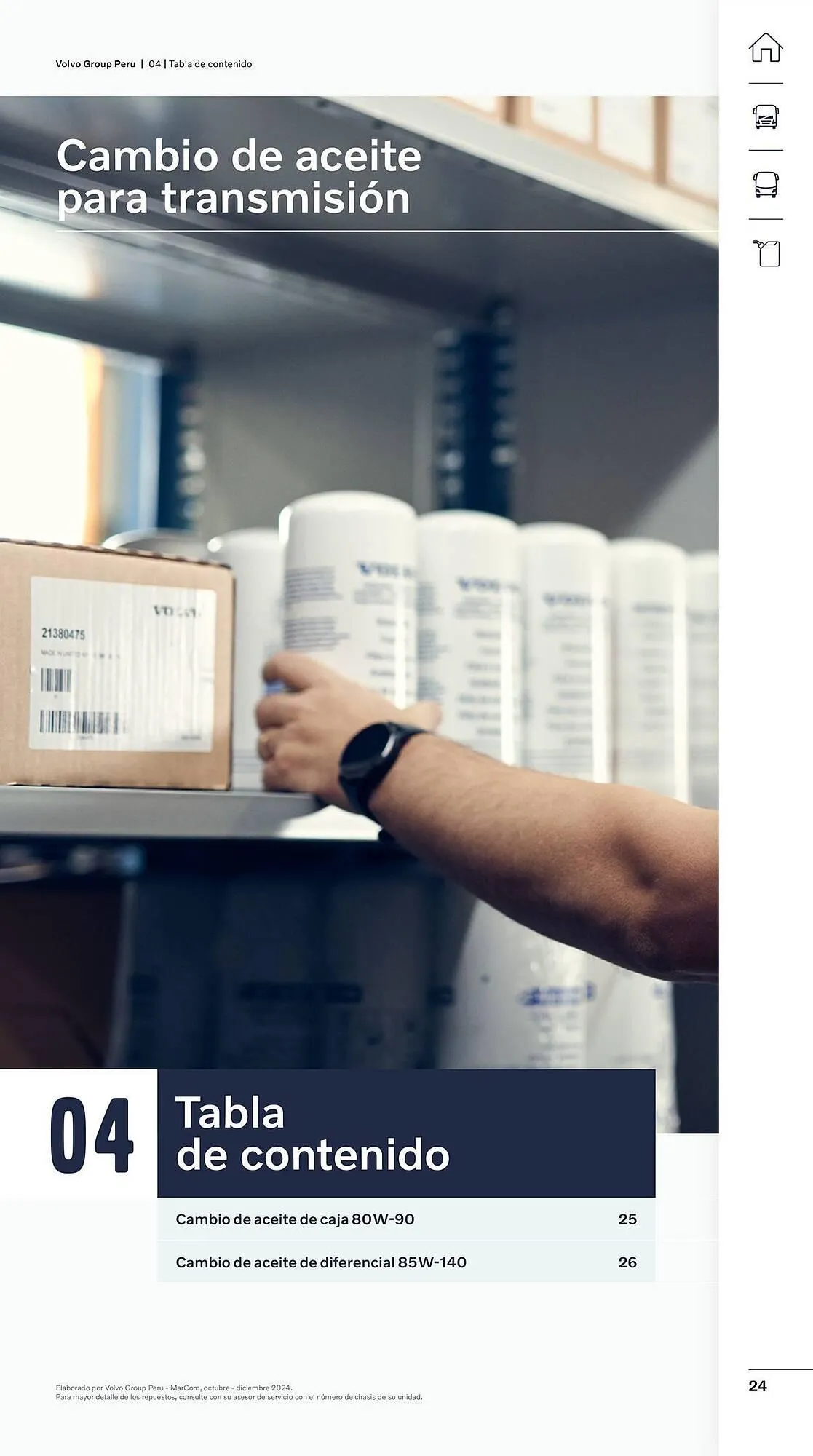 Catalogo de Catálogo Volvo 29 de octubre al 31 de diciembre 2024 - Pag 24