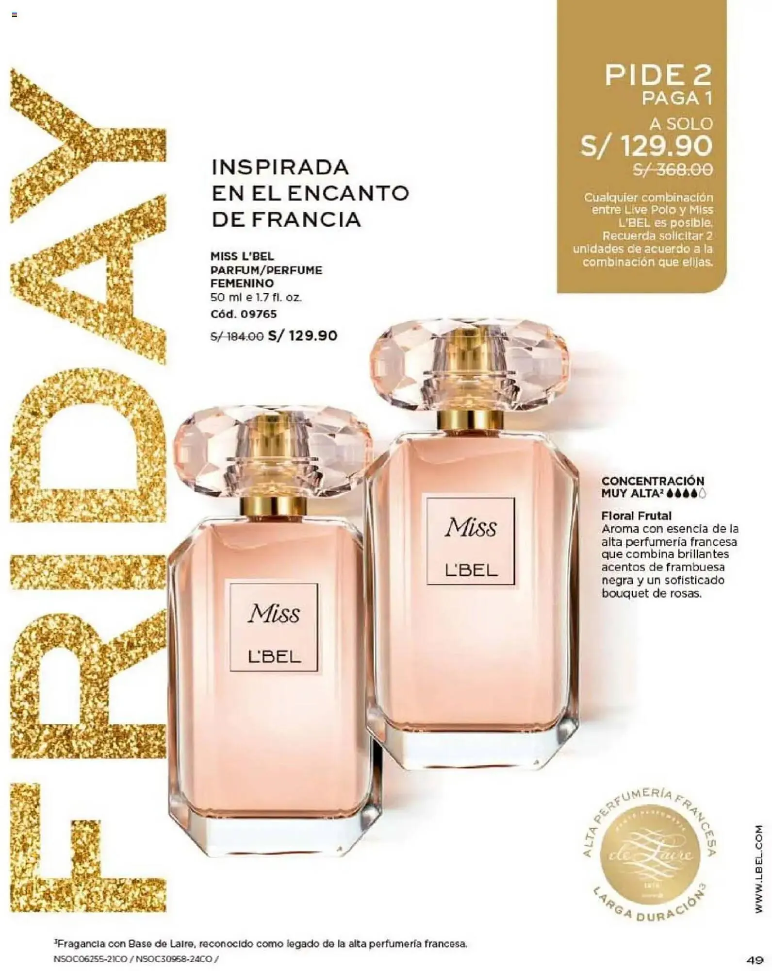 Catalogo de Catálogo L'Bel 16 de octubre al 31 de diciembre 2025 - Pag 49