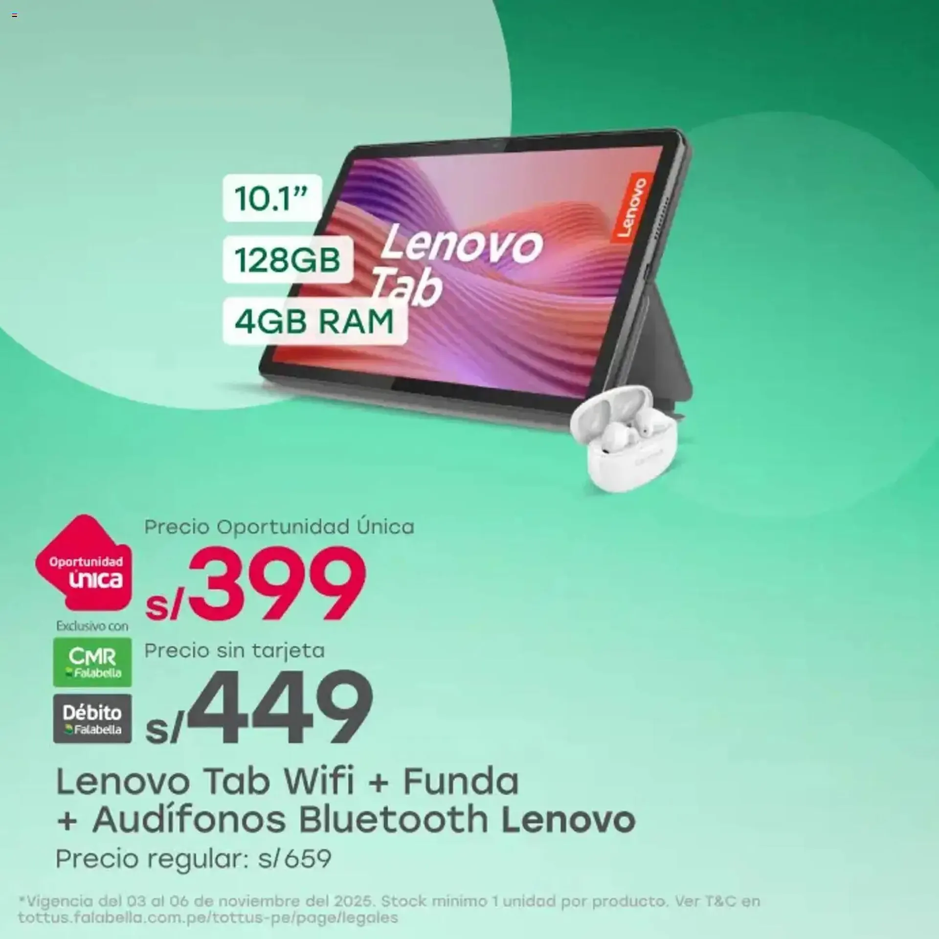 Catalogo de Catálogo Tottus 3 de noviembre al 7 de noviembre 2025 - Pag 1