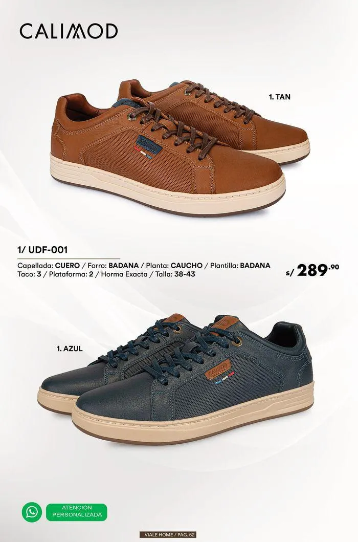 Catalogo de Calzados de Caballeros 11 de julio al 31 de julio 2024 - Pag 52