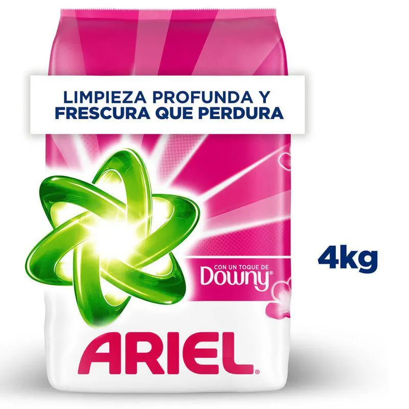 Detergente en Polvo Ariel Toque de Downy 4kg