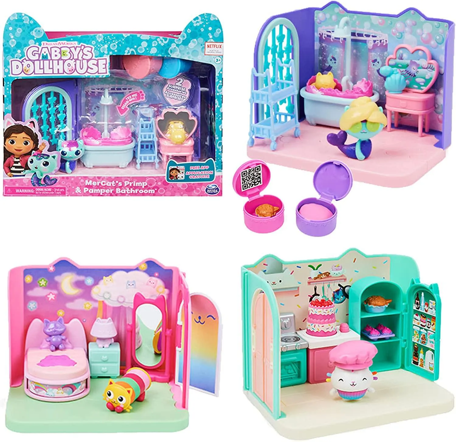 GABBY'S DOLLHOUSE SET DE JUEGO DELUXE ROOM