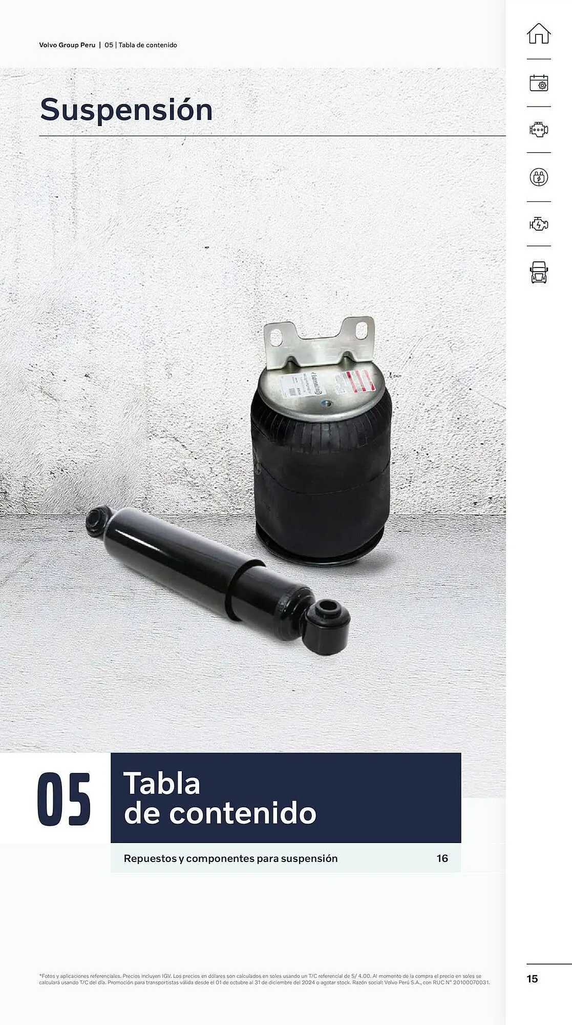 Catalogo de Catálogo Volvo 29 de octubre al 31 de diciembre 2024 - Pag 15