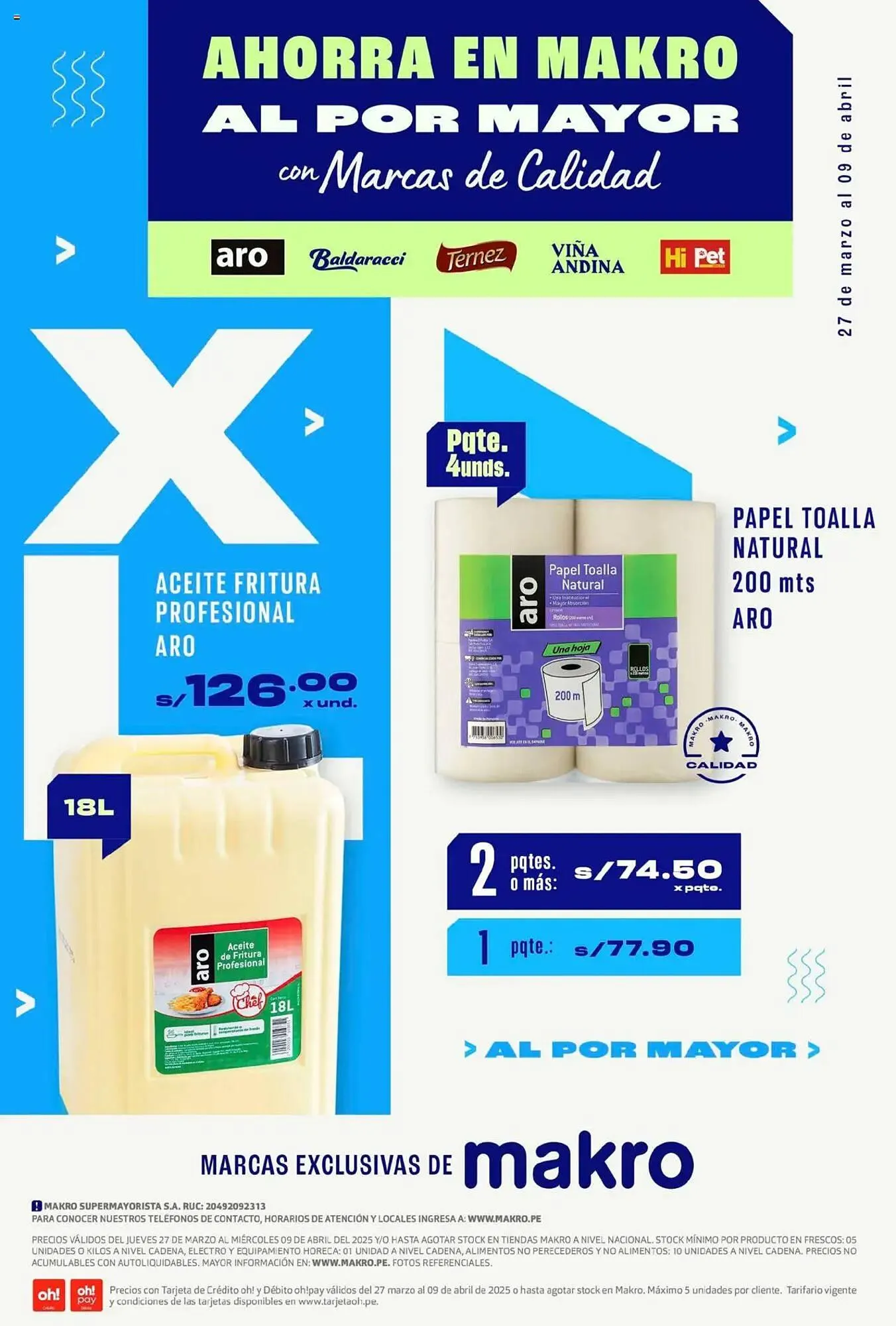 Catalogo de Catálogo Makro 27 de marzo al 9 de abril 2025 - Pag 1