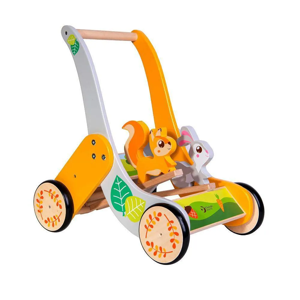 Caminadora Para Bebe Diseño Del Bosque De Madera