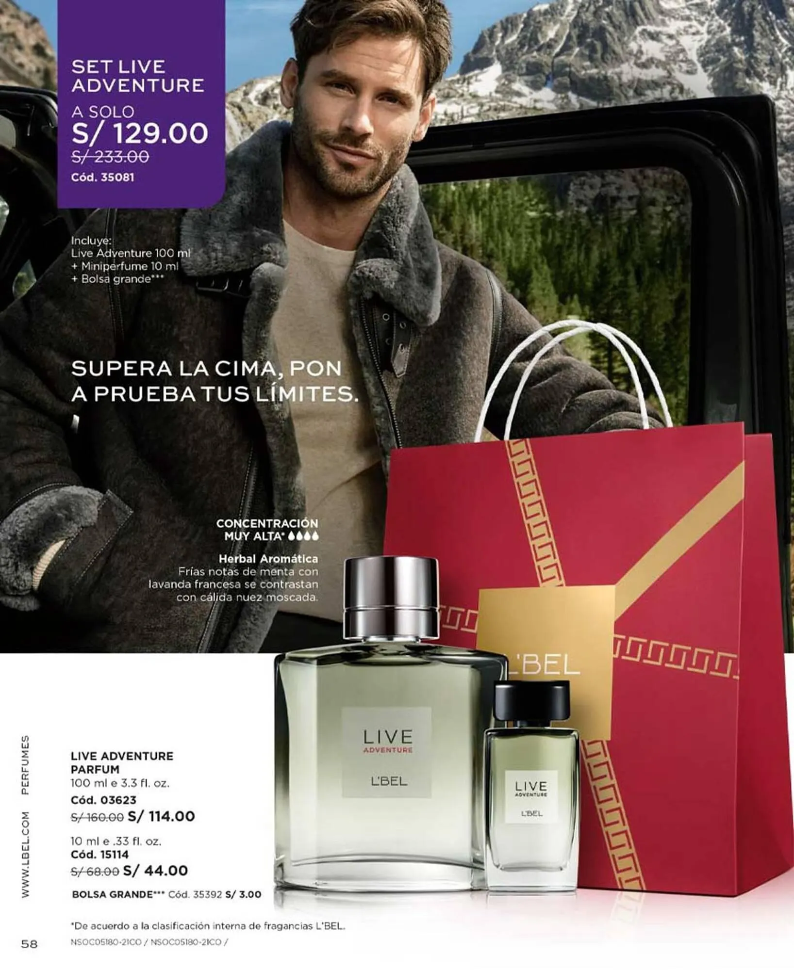 Catalogo de Catálogo L'Bel 30 de noviembre al 21 de enero 2024 - Pag 58