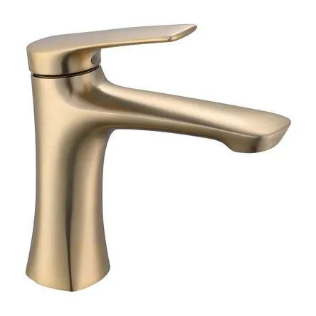 Mezcladora para Lavatorio Monocomando Orange Baja Montecarlo Brush Gold