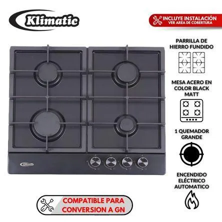 Cocina Encimera Empotrable Lia Klimatic 60cm