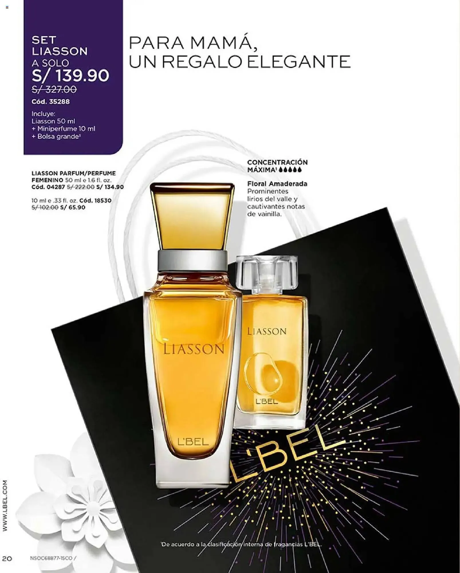 Catalogo de Catálogo L'Bel 19 de marzo al 31 de mayo 2026 - Pag 20