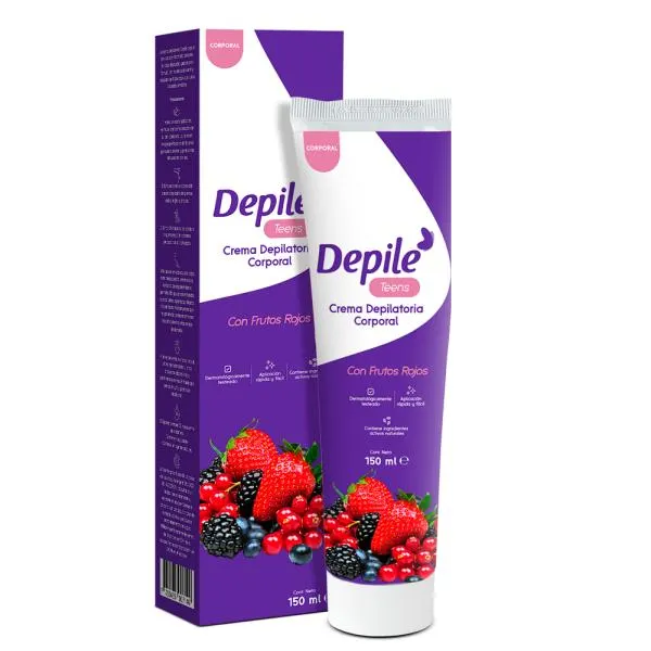 Crema DEPILE Teens Frutos Rojos x 150ml